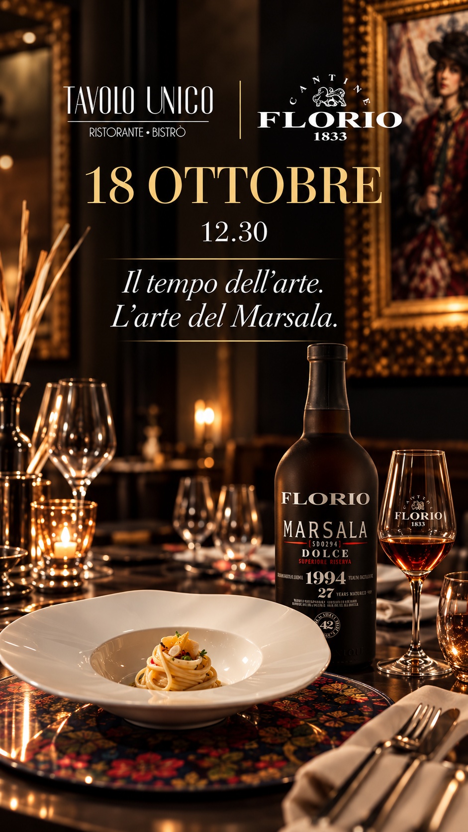 Cantine Florio e Tavolo Unico - 18 ottobre 2026